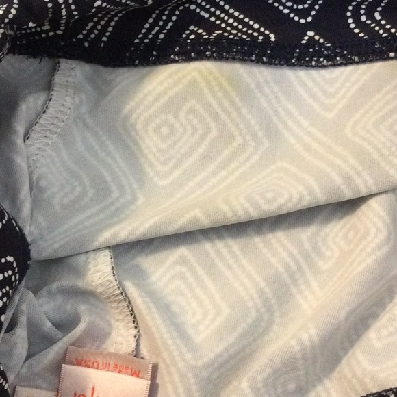 XS Persifor navy geometric print stretch wide leg pants - Picture 15 of 15